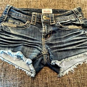 Denim shorts